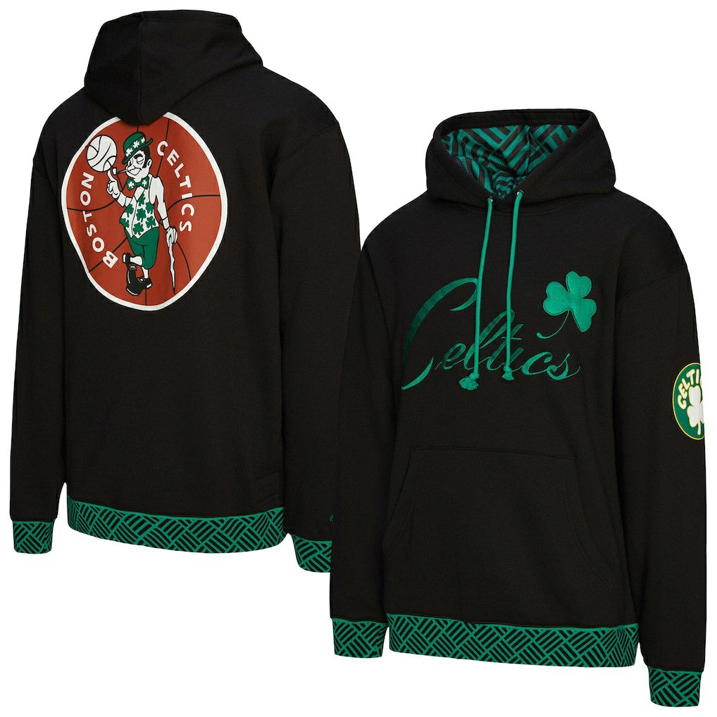 Boston Celtics Unisex Vintage Heavyweight Hoodie - Black sale