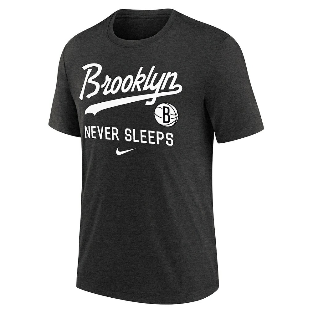Brooklyn Nets Tri-Blend T-Shirt - Black cheap