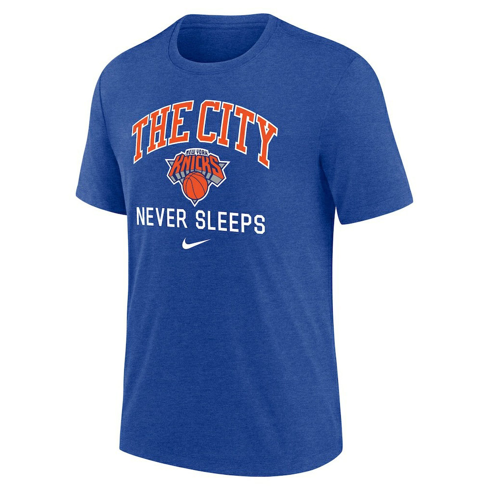New York Knicks Tri-Blend T-Shirt - Heather Royal sale