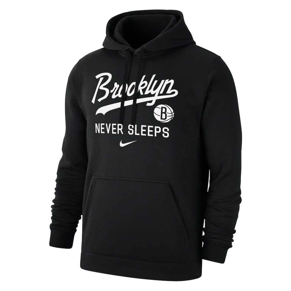Brooklyn Nets Brooklyn Never Sleeps Club Hoodie - Black on sale