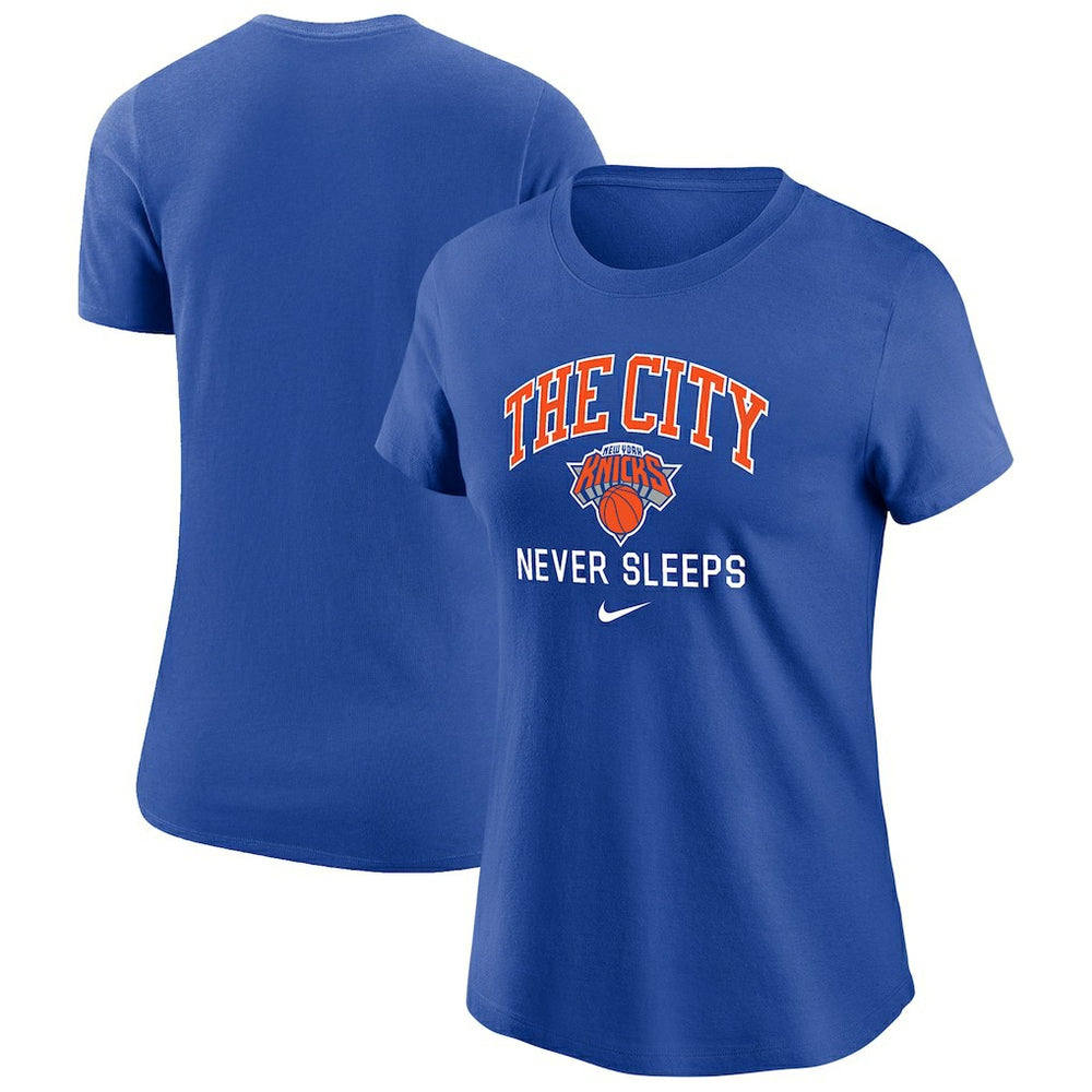 New York Knicks Women's The City Never Sleeps T-Shirt - Blue online