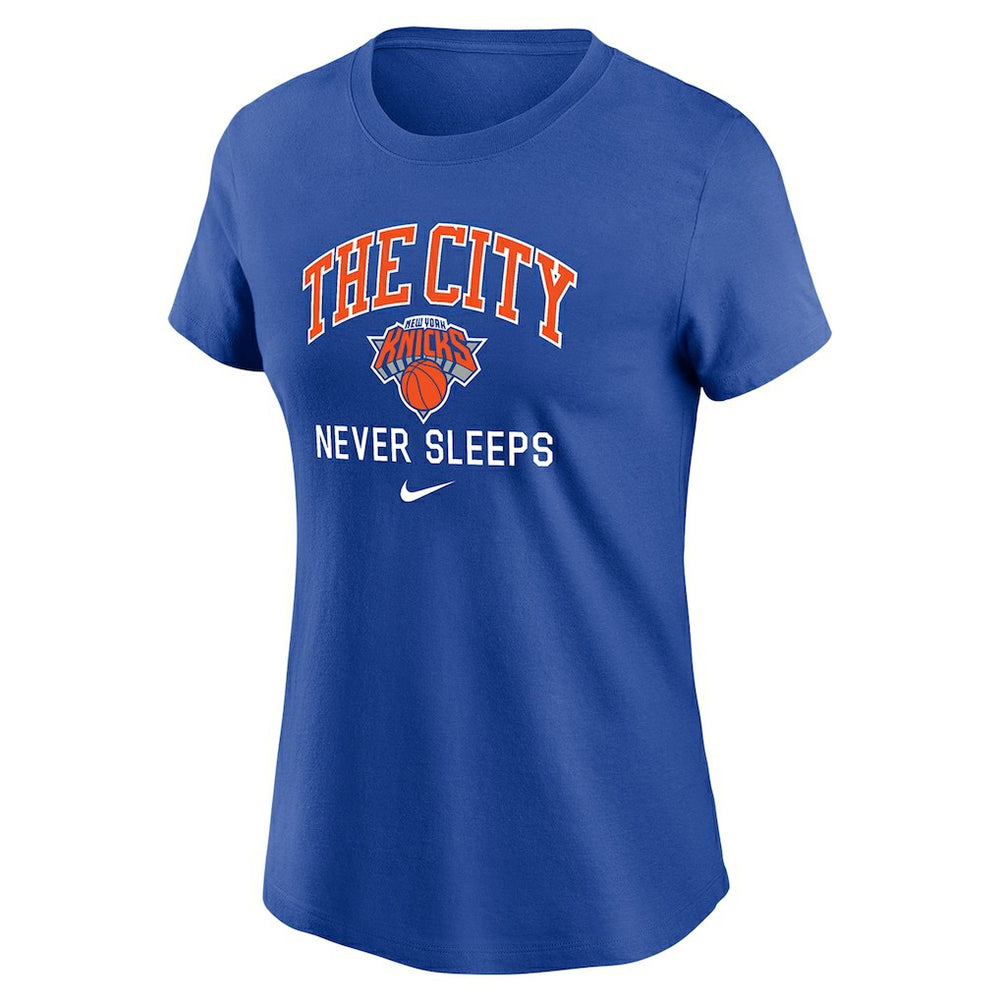 New York Knicks Women's The City Never Sleeps T-Shirt - Blue online