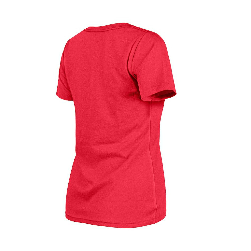 Philadelphia Phillies Women's Little Miss 2 V-Neck T-Shirt Red