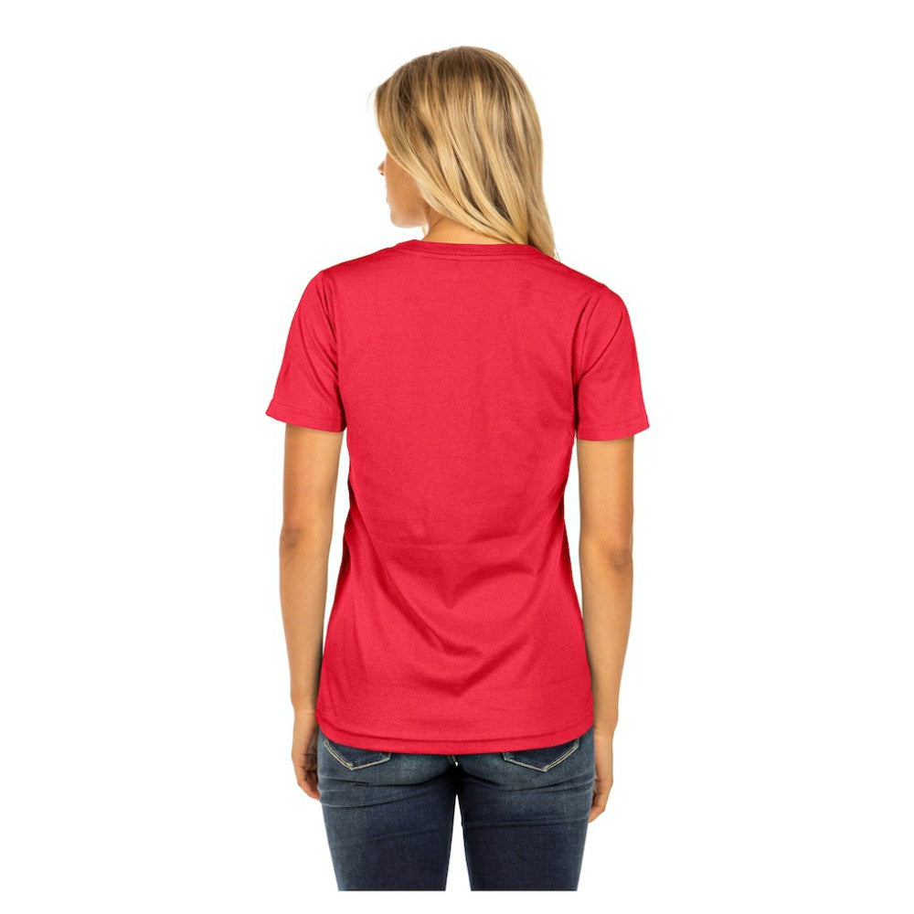 Philadelphia Phillies Women's Little Miss 2 V-Neck T-Shirt Red