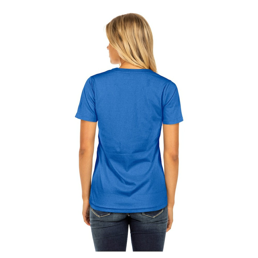 Chicago Cubs Women's Little Miss 2 V-Neck T-Shirt Royal