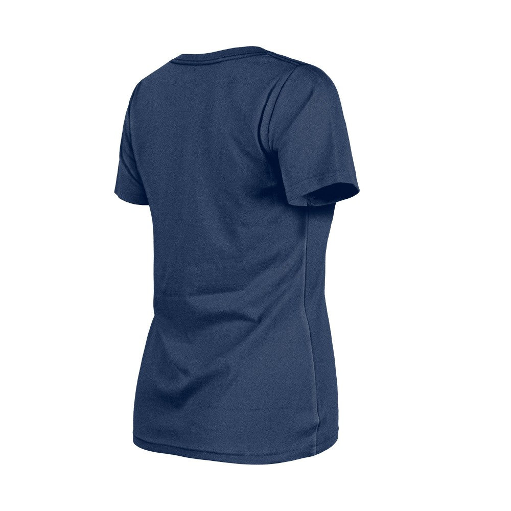 Milwaukee Brewers Women's Little Miss 2 V-Neck T-Shirt Navy