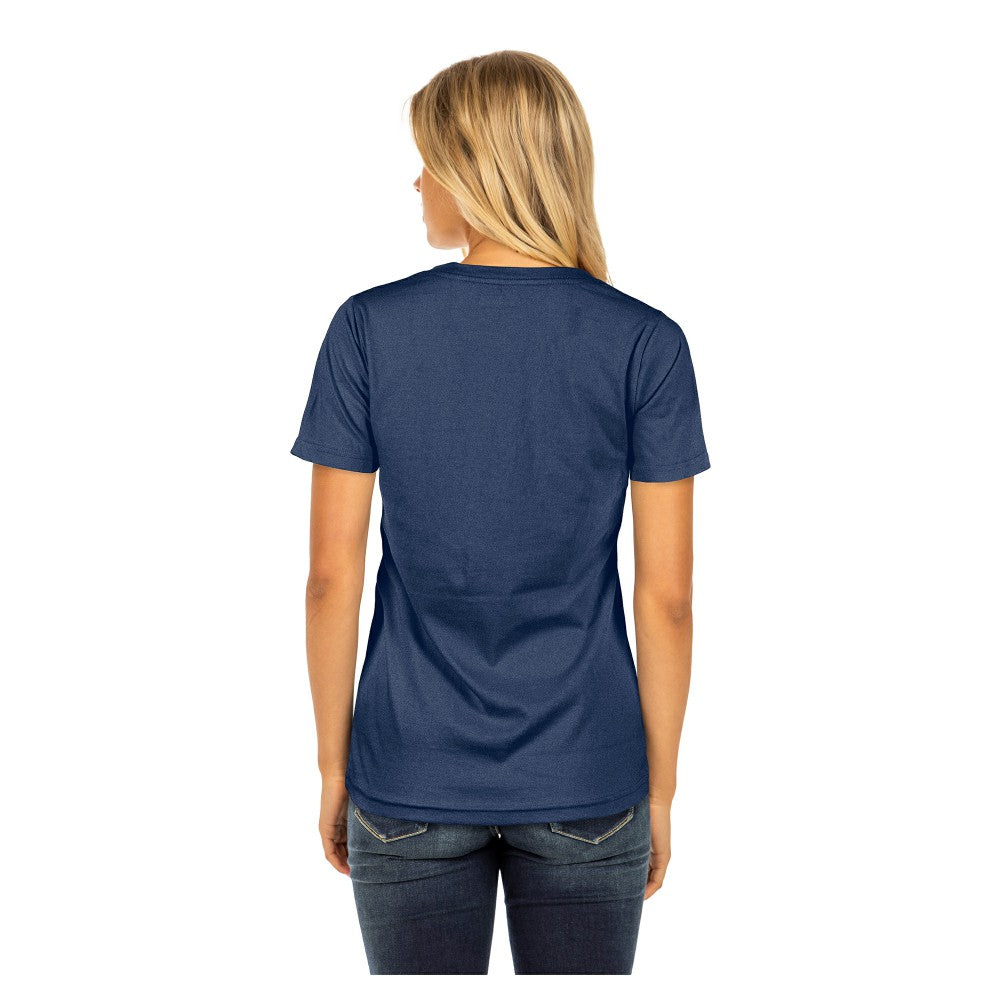 Milwaukee Brewers Women's Little Miss 2 V-Neck T-Shirt Navy