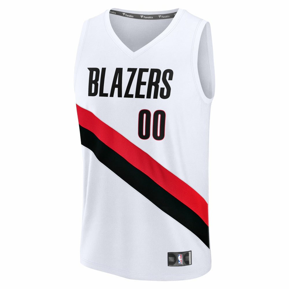 Portland Trail Blazers Fast Break Replica Custom Jersey - Association Edition - White for sale
