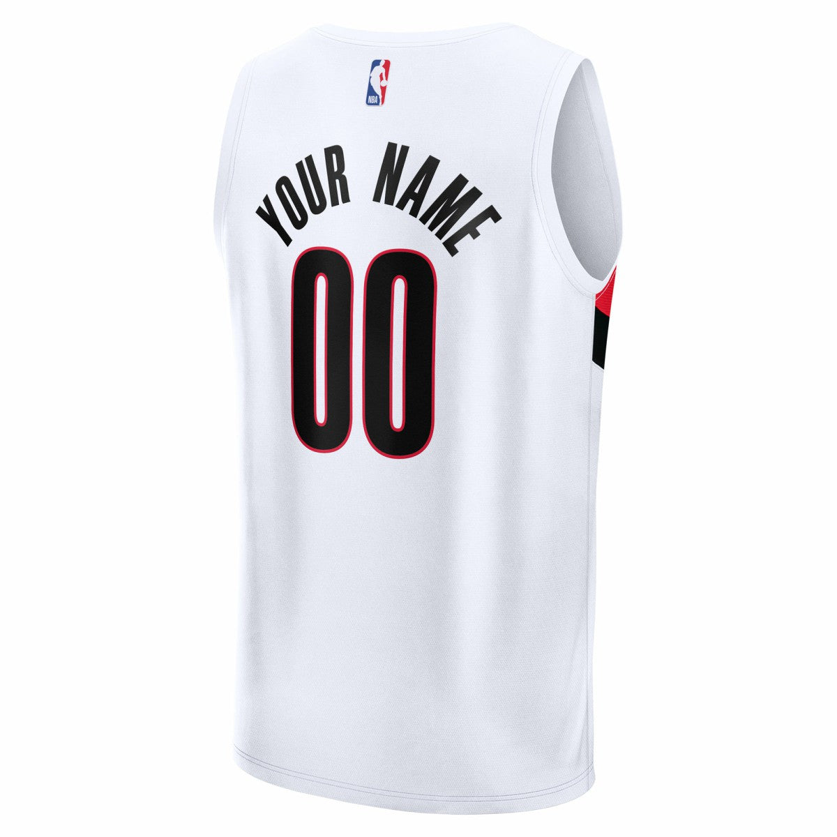 Portland Trail Blazers Fast Break Replica Custom Jersey - Association Edition - White for sale