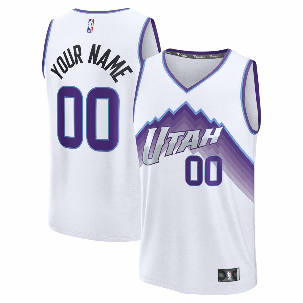 Utah Jazz Youth Fast Break Replica Custom Jersey - Association Edition on sale