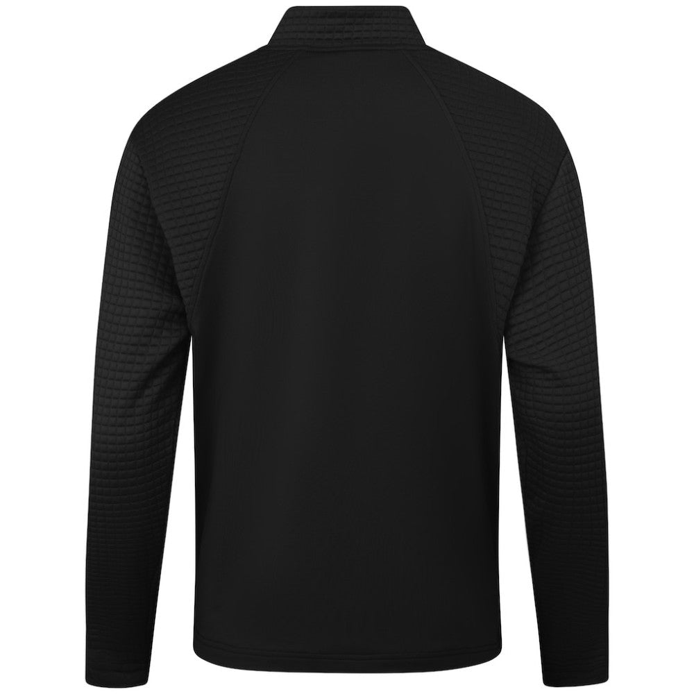 Texas Rangers Levelwear Women's Tailgate Insignia 2.0 Quarter-Zip Top Black