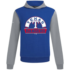 Texas Rangers Levelwear Throwback Ultimate Banner Arch Hoodie Royal