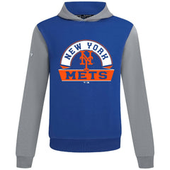 New York Mets Levelwear Throwback Ultimate Banner Arch Hoodie Royal