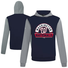 Washington Nationals Levelwear Throwback Ultimate Banner Arch Hoodie Navy