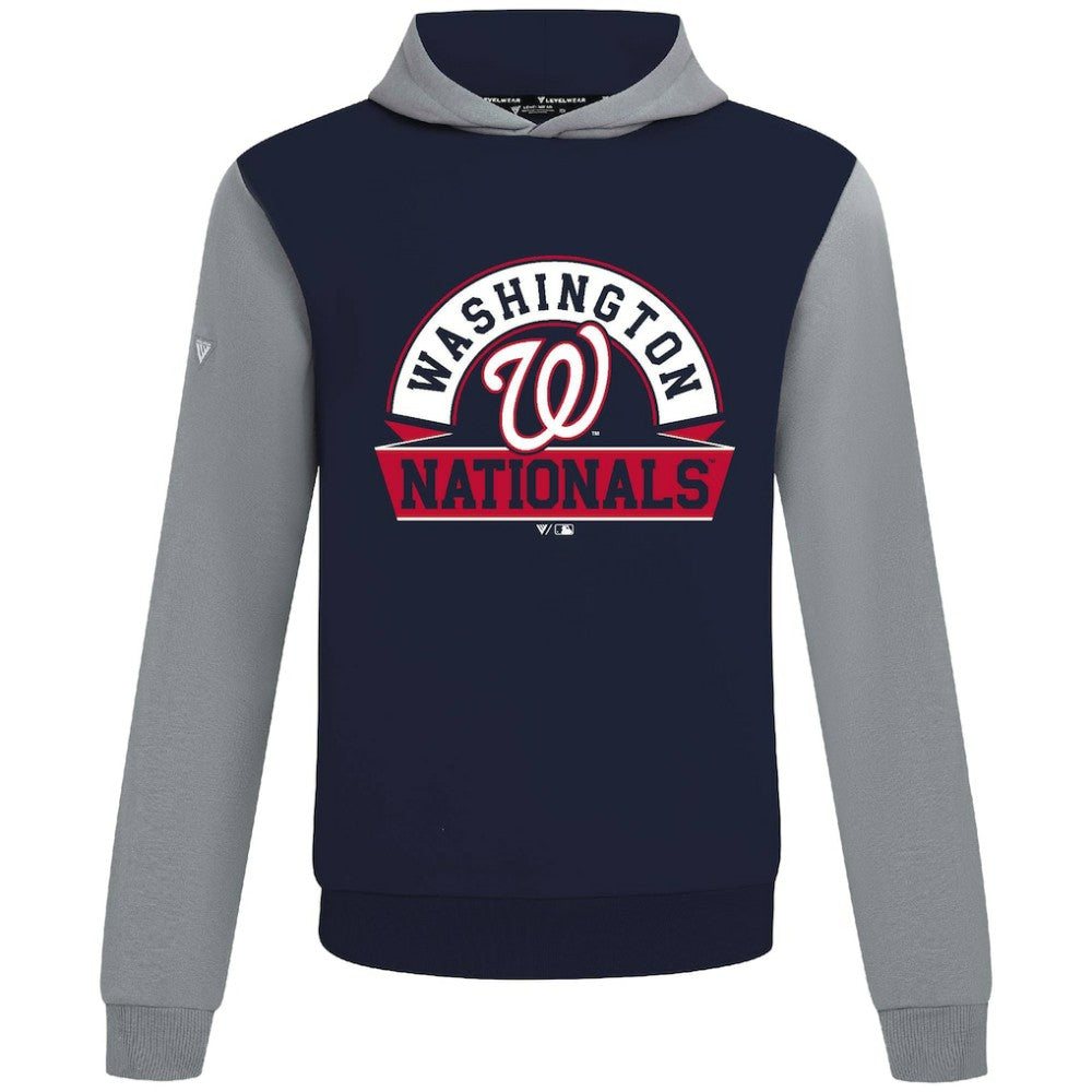 Washington Nationals Levelwear Throwback Ultimate Banner Arch Hoodie Navy