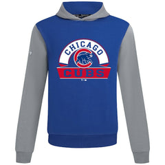 Chicago Cubs Levelwear Throwback Ultimate Banner Arch Hoodie Royal