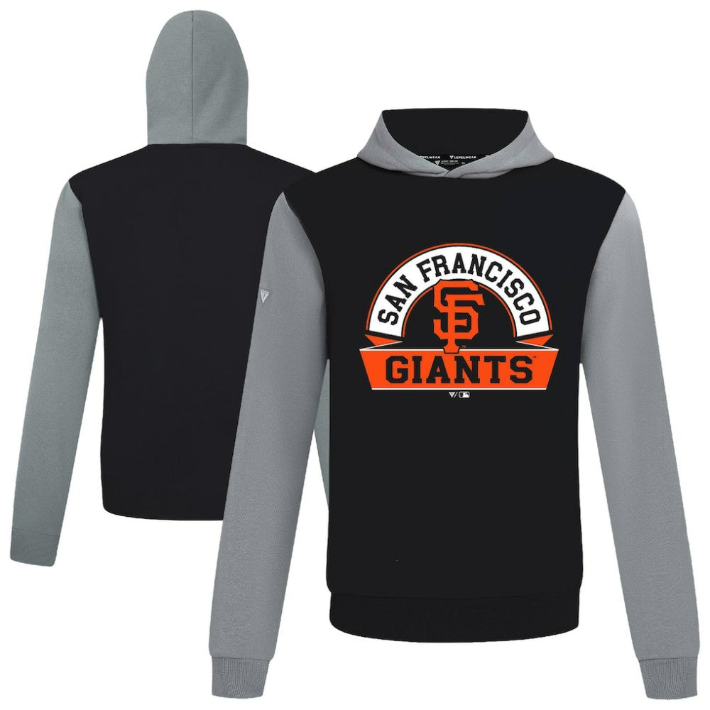 San Francisco Giants Levelwear Throwback Ultimate Banner Arch Hoodie Black