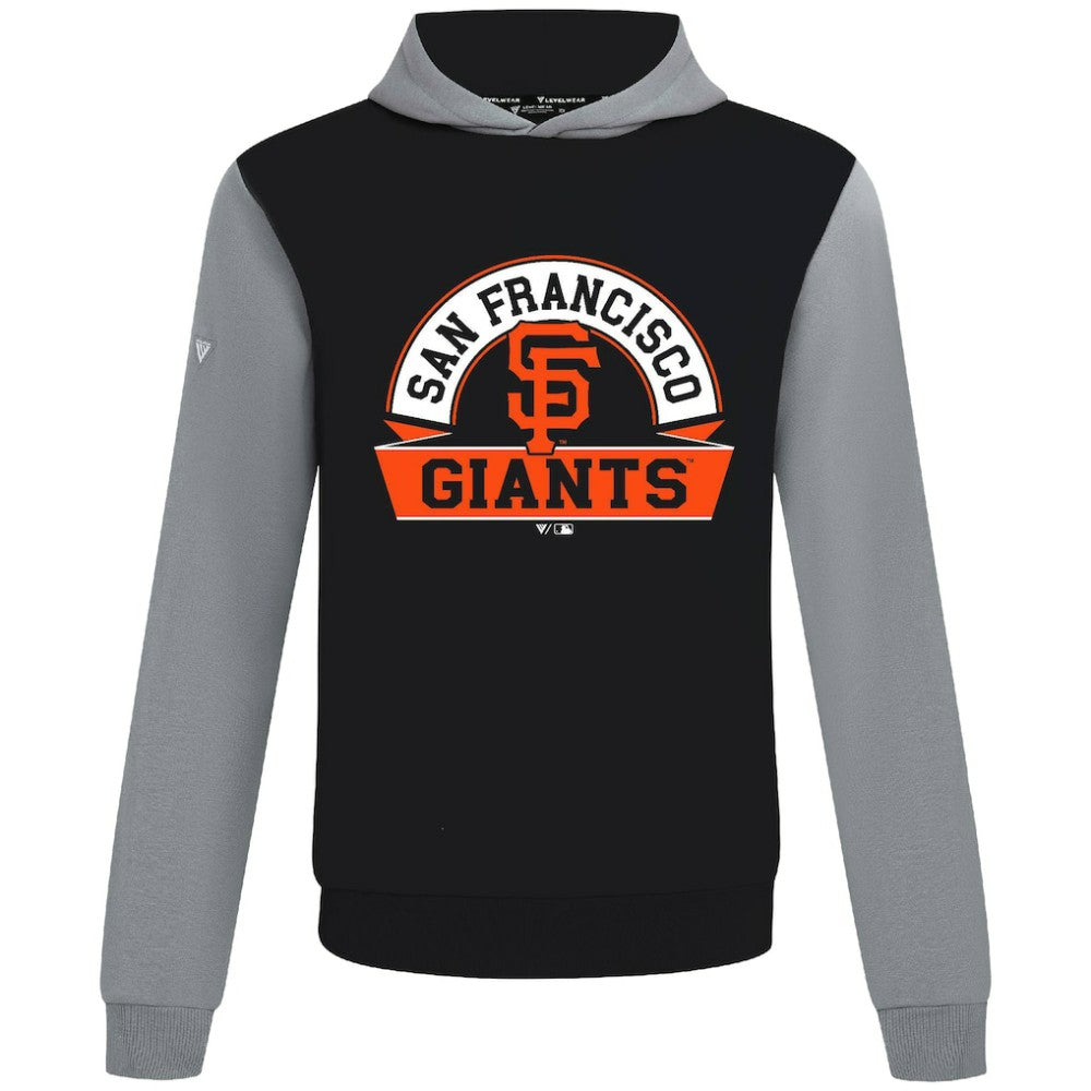 San Francisco Giants Levelwear Throwback Ultimate Banner Arch Hoodie Black