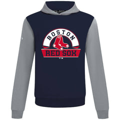 Boston Red Sox Levelwear Throwback Ultimate Banner Arch Hoodie Navy