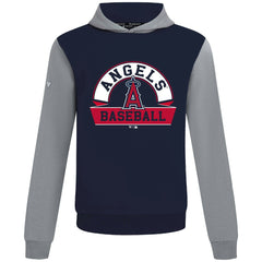 Los Angeles Angels Levelwear Throwback Ultimate Banner Arch Hoodie Navy