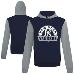 New York Yankees Levelwear Throwback Ultimate Banner Arch Hoodie Navy