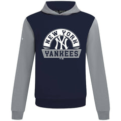 New York Yankees Levelwear Throwback Ultimate Banner Arch Hoodie Navy