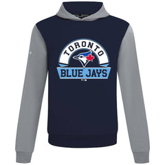 Toronto Blue Jays Levelwear Throwback Ultimate Banner Arch Hoodie Navy