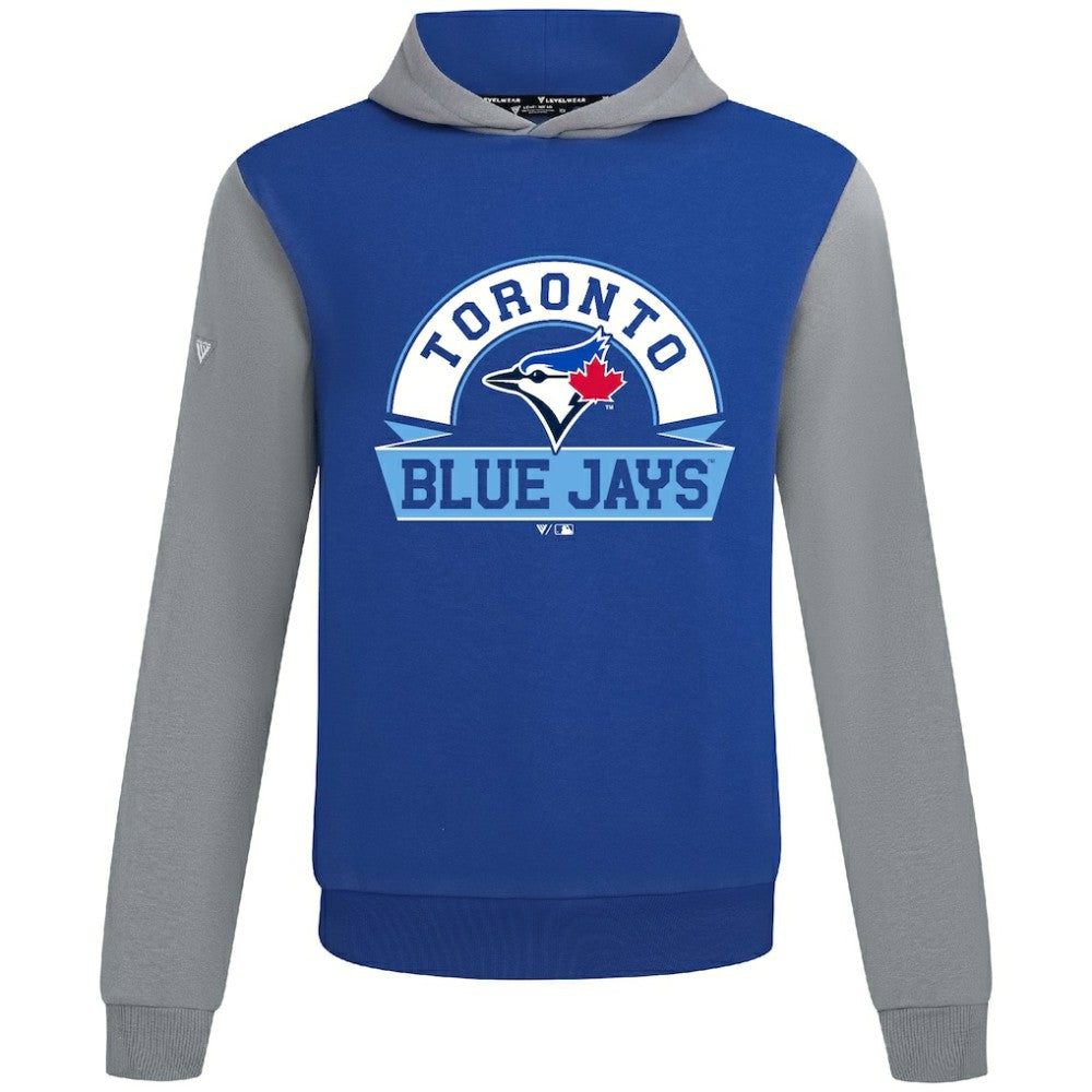 Toronto Blue Jays Levelwear Throwback Ultimate Banner Arch Hoodie Royal