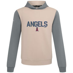 Los Angeles Angels Levelwear Throwback Carve Ultimate Hoodie Sand