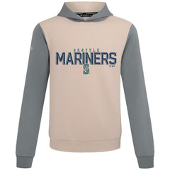 Seattle Mariners Levelwear Throwback Carve Ultimate Hoodie Sand