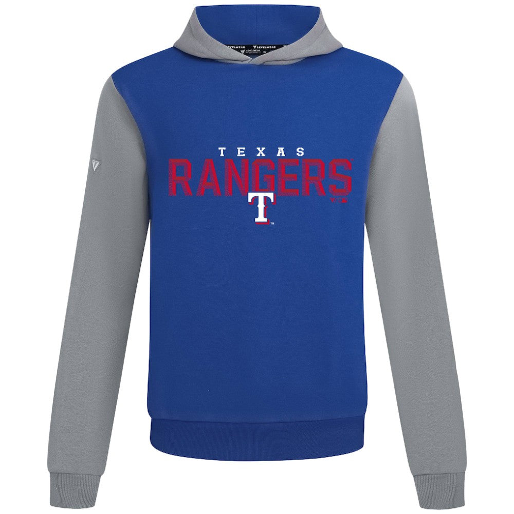 Texas Rangers Levelwear Throwback Carve Ultimate Hoodie Royal