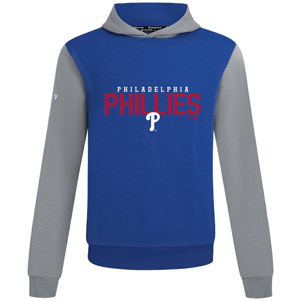 Philadelphia Phillies Levelwear Throwback Carve Ultimate Hoodie Royal