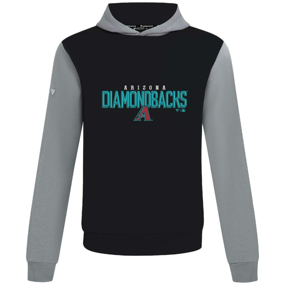 Arizona Diamondbacks Levelwear Throwback Carve Ultimate Hoodie Black