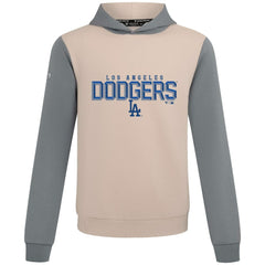 Los Angeles Dodgers Levelwear Throwback Carve Ultimate Hoodie Sand