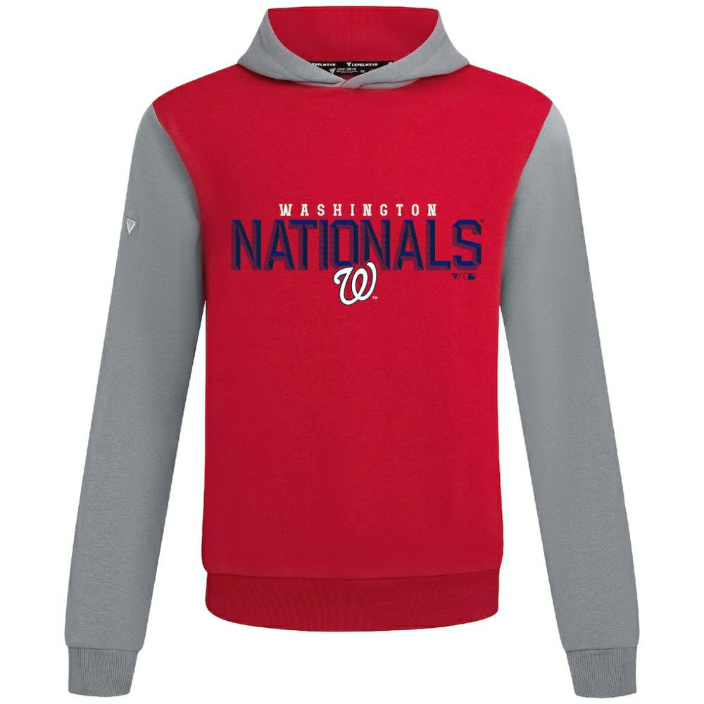 Washington Nationals Levelwear Throwback Carve Ultimate Hoodie Red