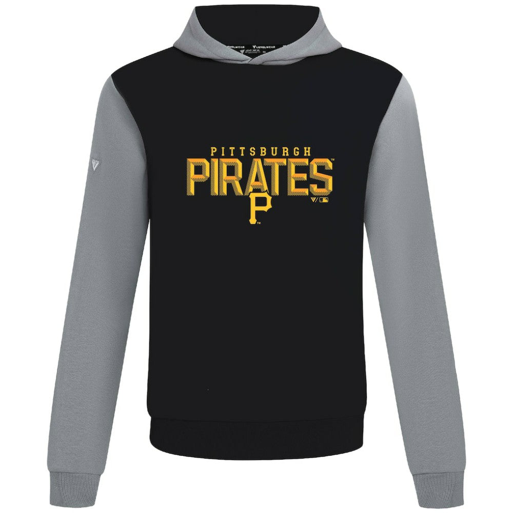 Pittsburgh Pirates Levelwear Throwback Carve Ultimate Hoodie Black