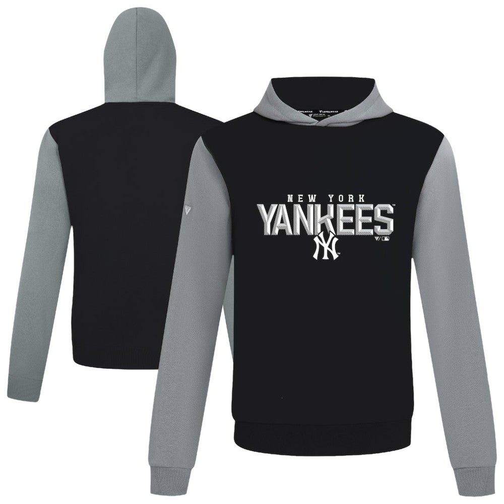 New York Yankees Levelwear Throwback Carve Ultimate Hoodie Black