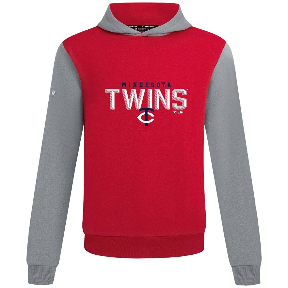 Minnesota Twins Levelwear Throwback Carve Ultimate Hoodie Red