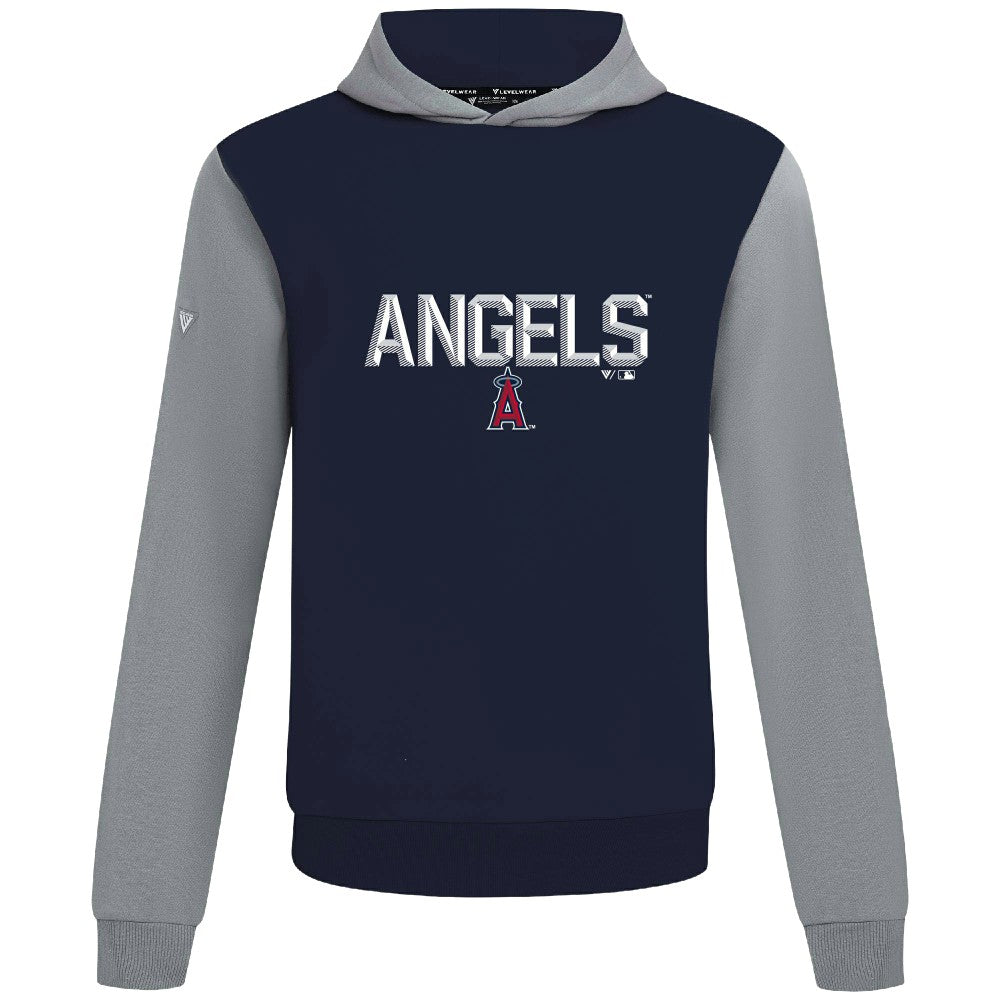 Los Angeles Angels Levelwear Throwback Carve Ultimate Hoodie Navy