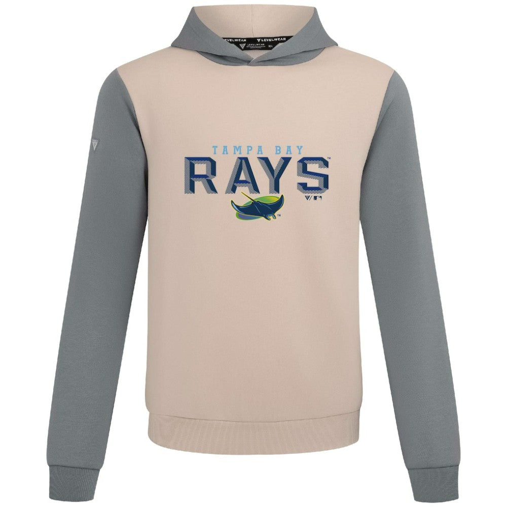 Tampa Bay Rays Levelwear Throwback Carve Ultimate Hoodie Sand
