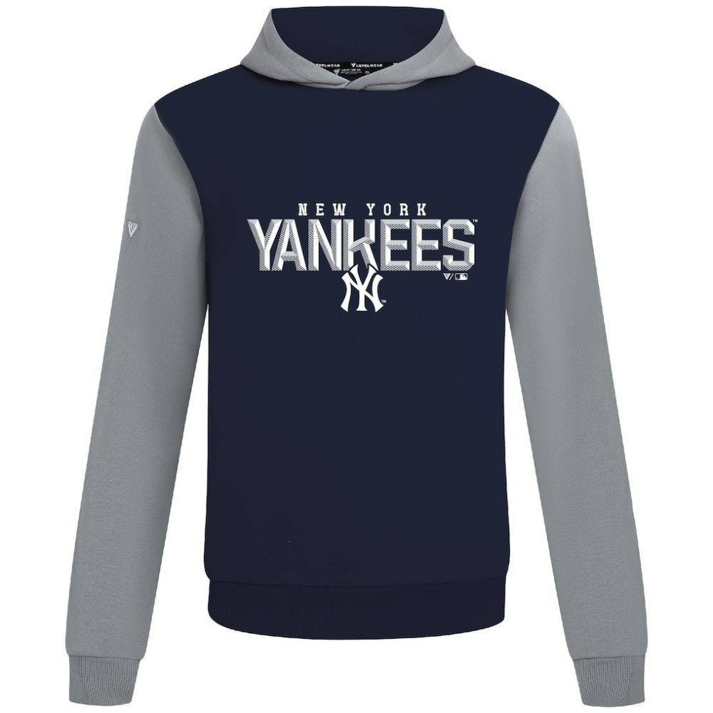 New York Yankees Levelwear Throwback Carve Ultimate Hoodie Navy