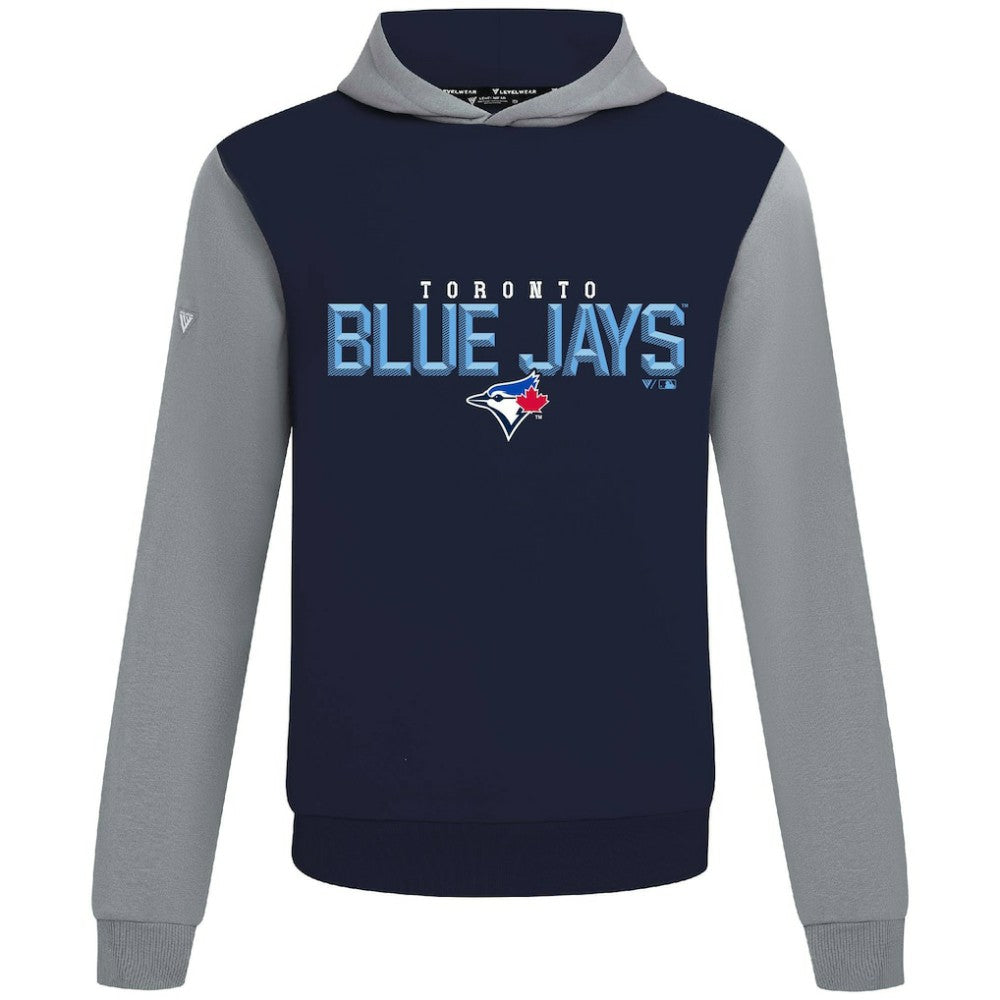 Toronto Blue Jays Levelwear Throwback Carve Ultimate Hoodie Navy