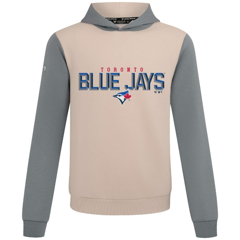 Toronto Blue Jays Levelwear Throwback Carve Ultimate Hoodie Sand