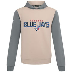 Toronto Blue Jays Levelwear Throwback Carve Ultimate Hoodie Sand