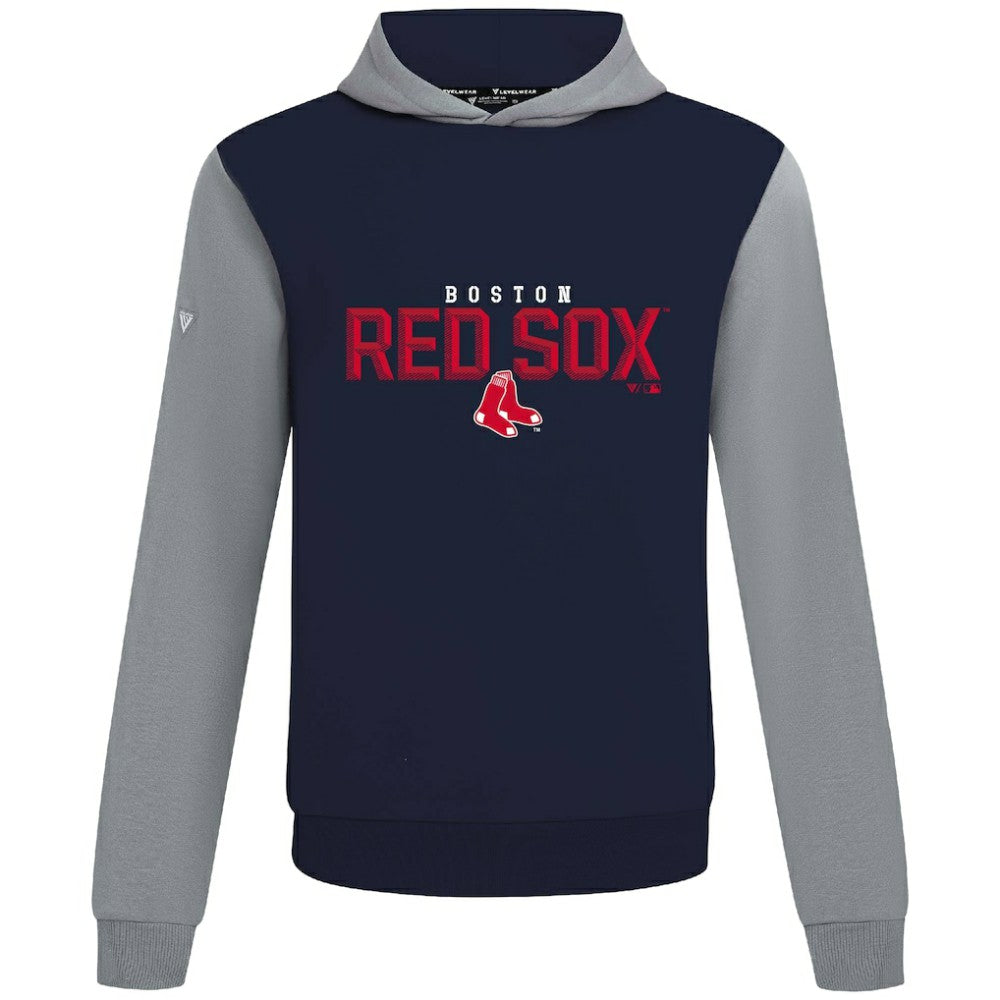 Boston Red Sox Levelwear Throwback Carve Ultimate Hoodie Navy