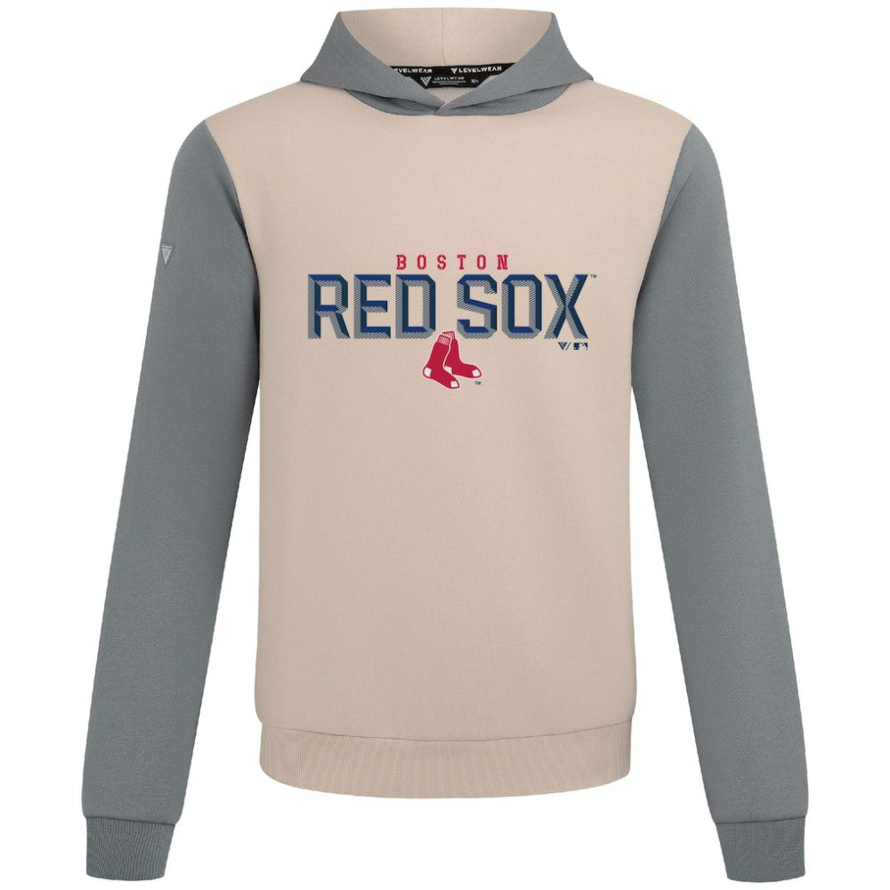 Boston Red Sox Levelwear Throwback Carve Ultimate Hoodie Sand