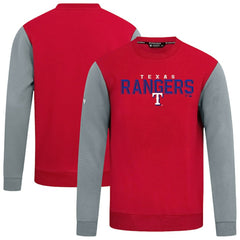 Texas Rangers Levelwear Throwback Ultimate Carve Sweatshirt Red