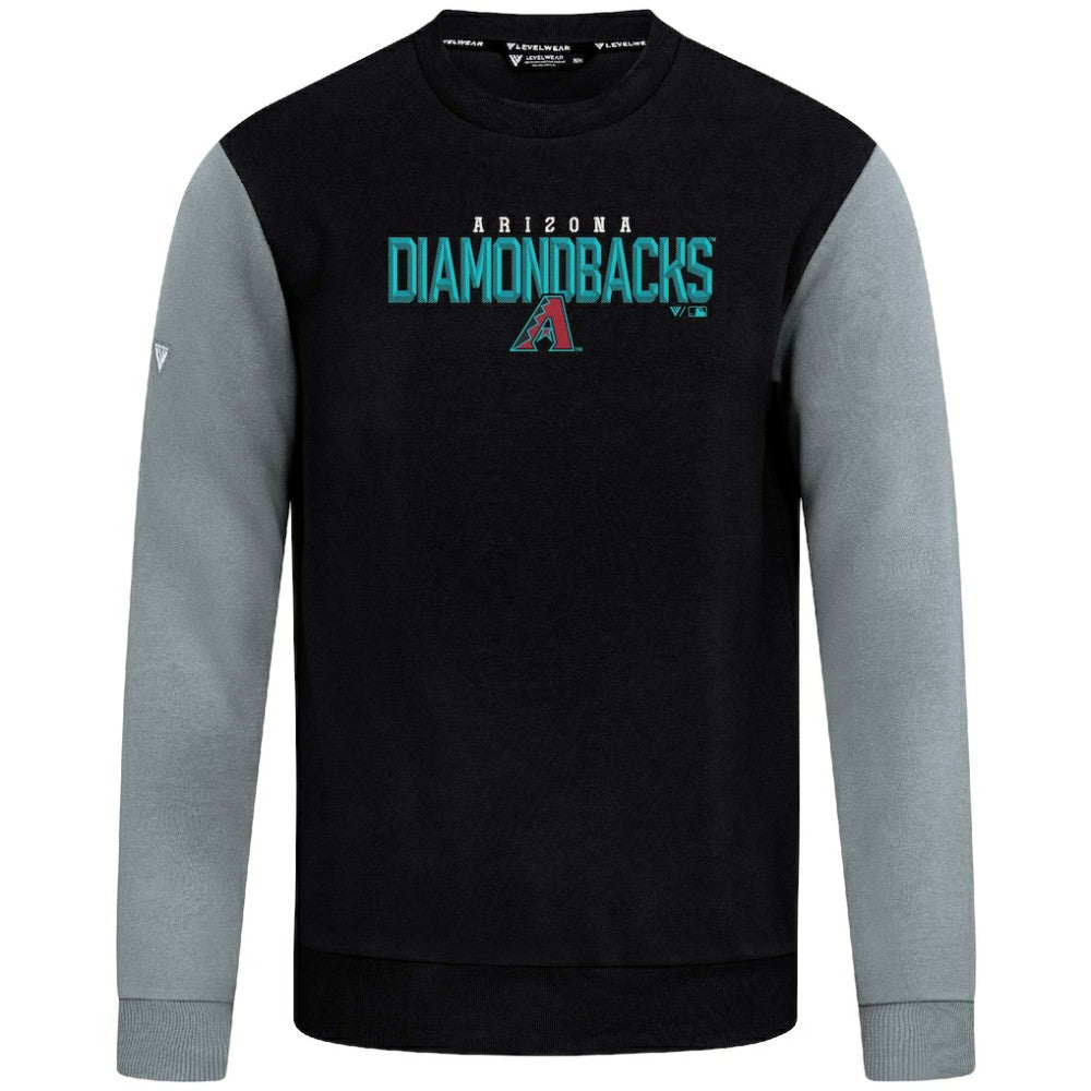 Arizona Diamondbacks Levelwear Throwback Ultimate Carve Sweatshirt Black