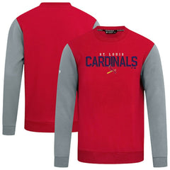 St. Louis Cardinals Levelwear Throwback Ultimate Carve Sweatshirt Red