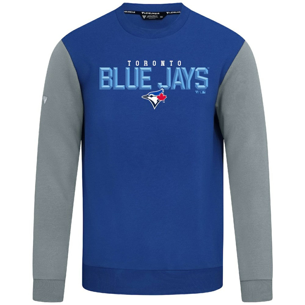 Toronto Blue Jays Levelwear Throwback Ultimate Carve Sweatshirt Royal